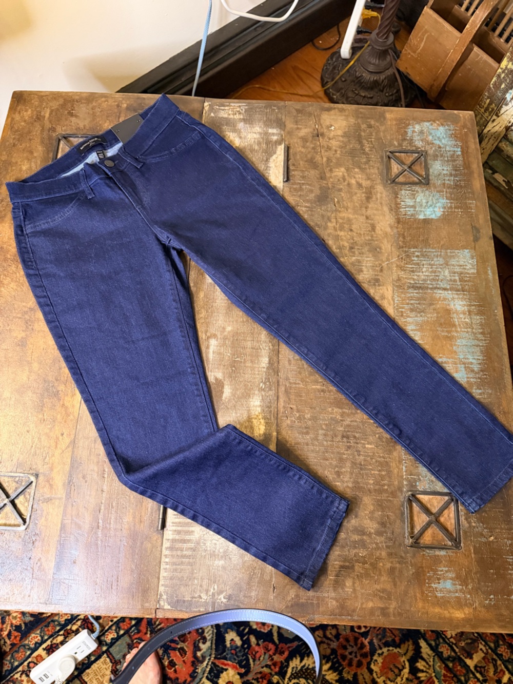 Classic Women's Dark Blue Slim Jeans